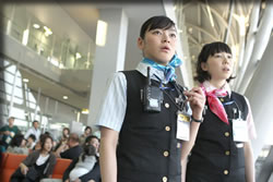 グランド・スタッフのコンビ