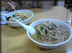 味噌ラーメン＆塩タンメン