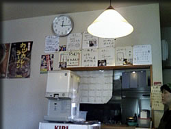 店内に貼り出したポスター