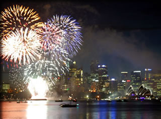 シドニーの花火