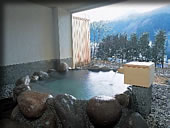 朝の個室露天・めぐみの湯