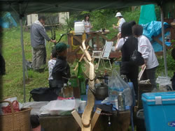 流しソーメンの風景１