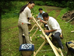 流しソーメンの風景３