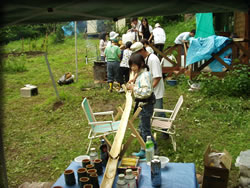流しソーメンの風景３