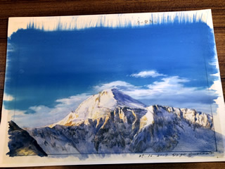 会津磐梯山と二三雲