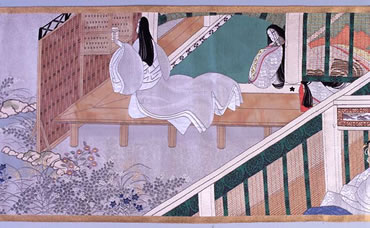 西陣錦織源氏絵巻　第三巻