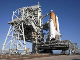 シャトルの打ち上げ