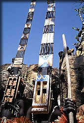 ドゴン族ティレウ村の祭礼用仮面