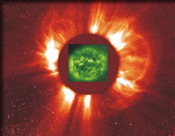 プロミネンス爆発