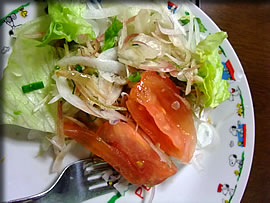 ミョウガサラダ