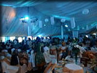 披露宴会場（テント）