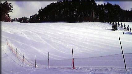 ２０日のスキー場